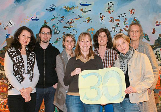 Der Vorstand des Fördervereins der Roxeler Marienschule freut sich auf das große Fest zum 30-jährigen Vereinsbestehen.